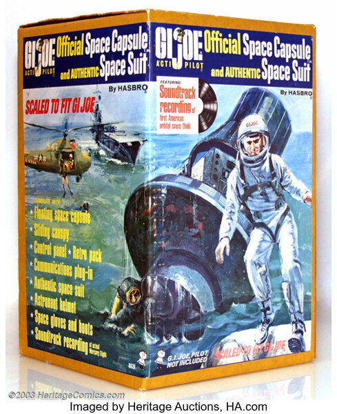 GI Joe - First Issue Space Capsule w/Record in Box (Hasbro, 1966