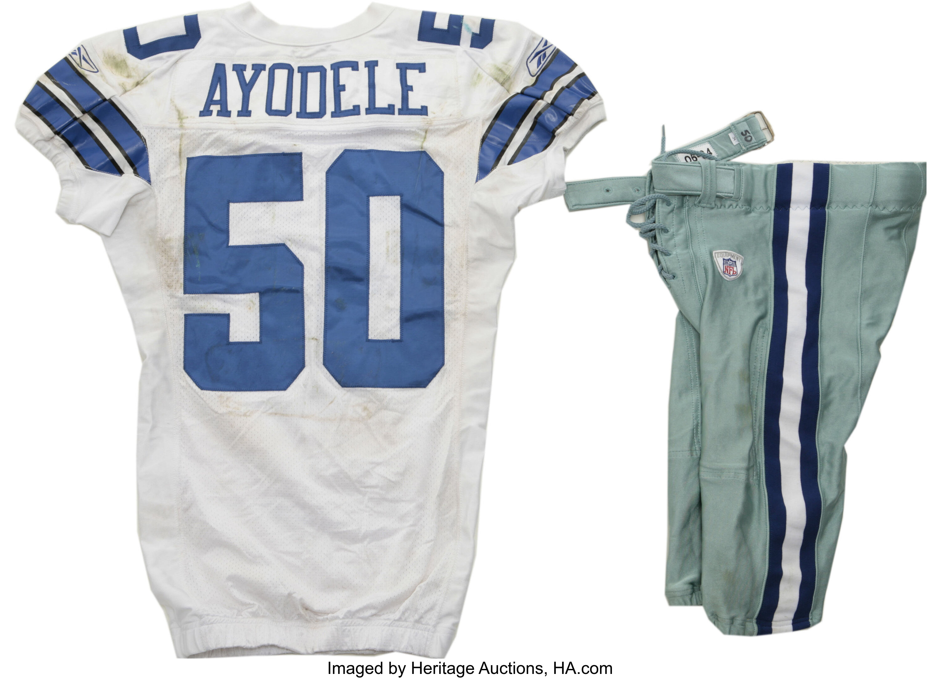 Autograph Warehouse 345052 Akin Ayodele Player Worn Jersey