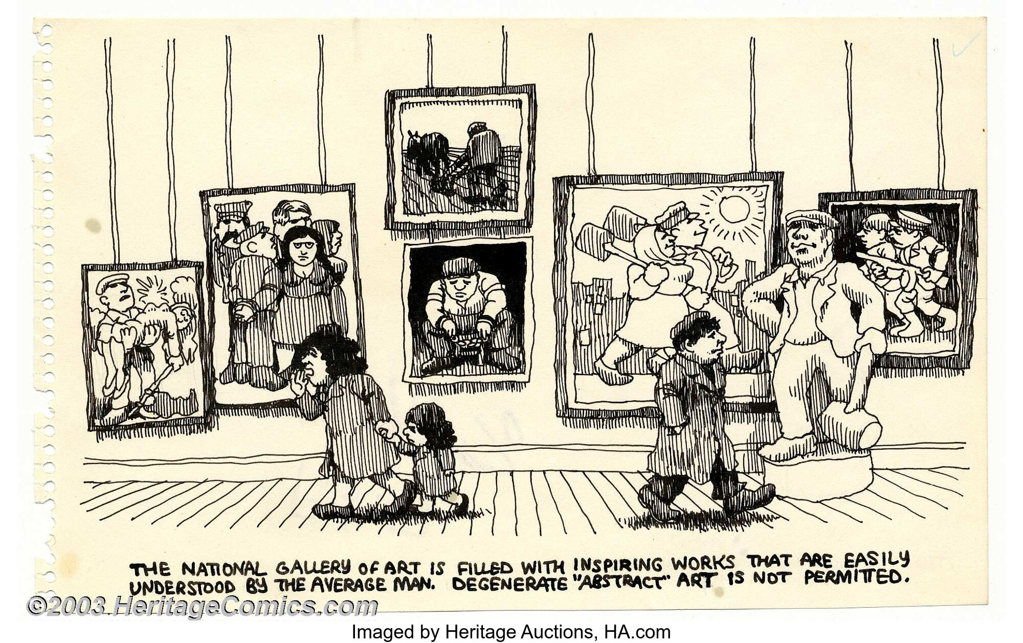 Robert Crumb - Original Sketch (undated). After getting a promotion ...