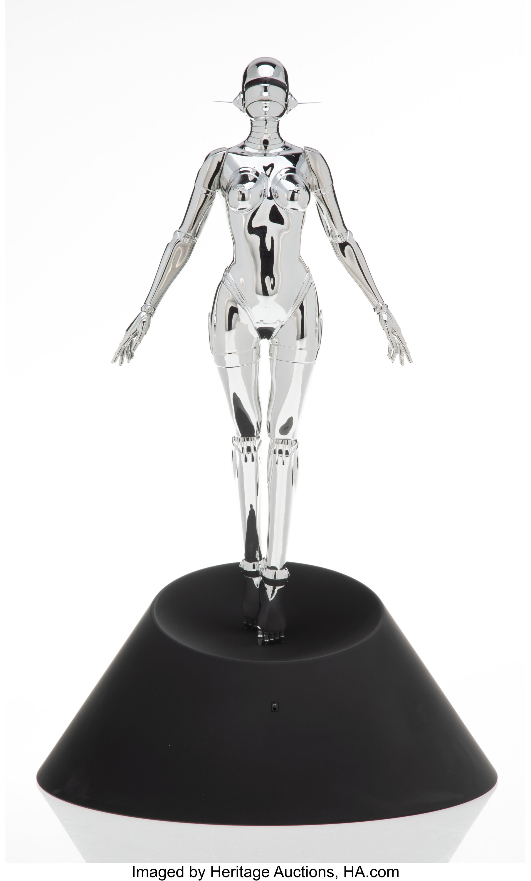 Hajime Sorayama B 1947 Sexy Robot Floating Silver 2020 Pvc