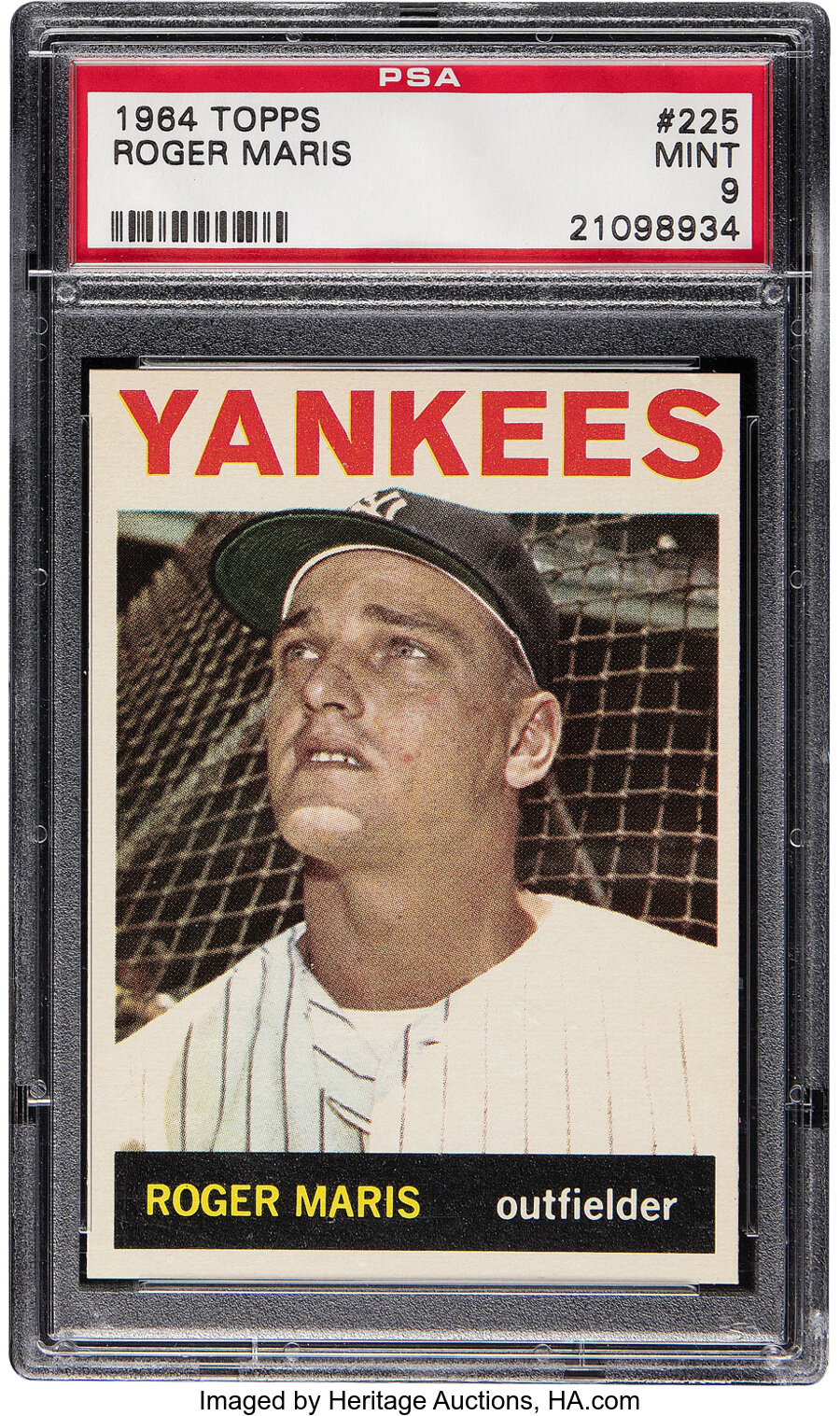 1964 Topps Roger Maris #225 PSA Mint 9