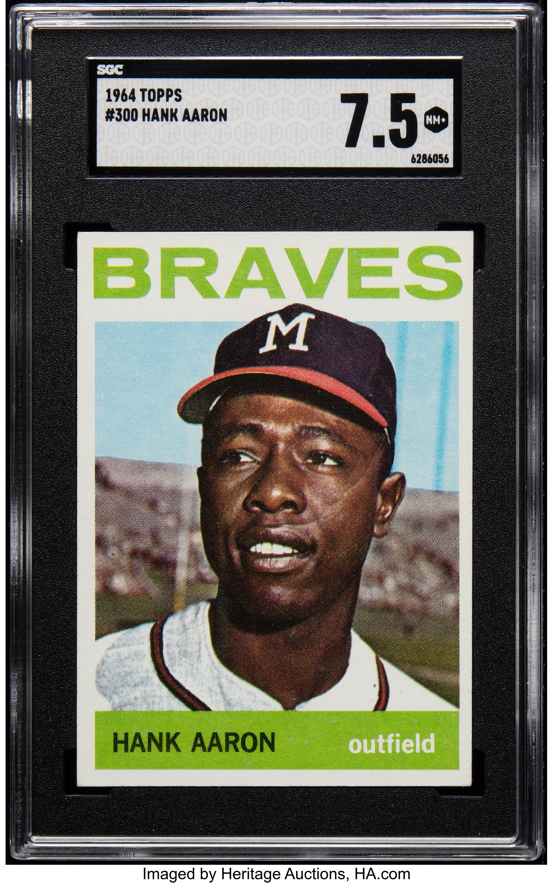 1964 Topps Hank Aaron #300 SGC NM+ 7.5.... Baseball Cards Singles | Lot ...