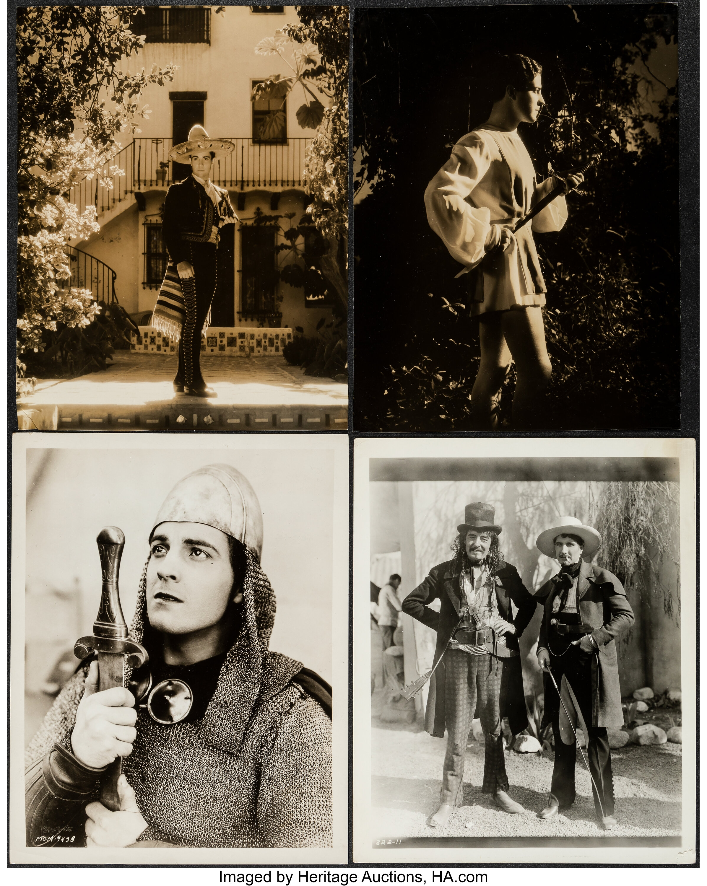 Ramon Novarro Photo Lot (MGM, c. 1920s). Fine+. Studio Release | Lot ...