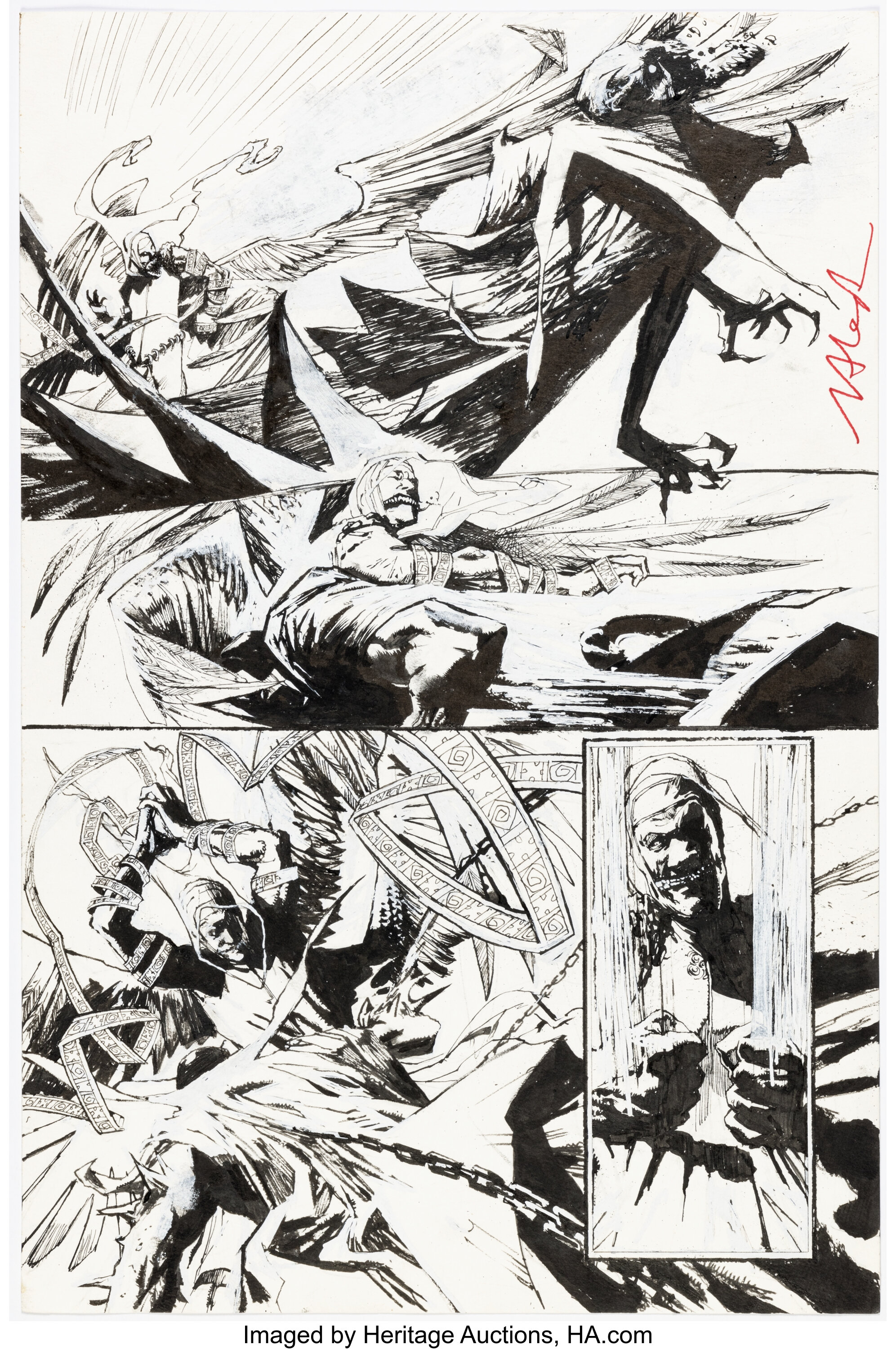 Jason Shawn Alexander Spawn #293 Story Page 13 Original Art (Image ...