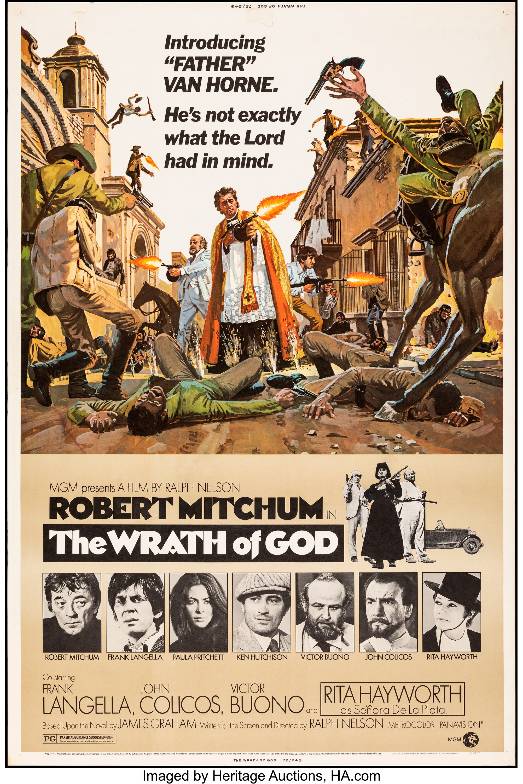 The Wrath of God & Other Lot (MGM, 1972). Rolled, Very Fine-. | Lot ...