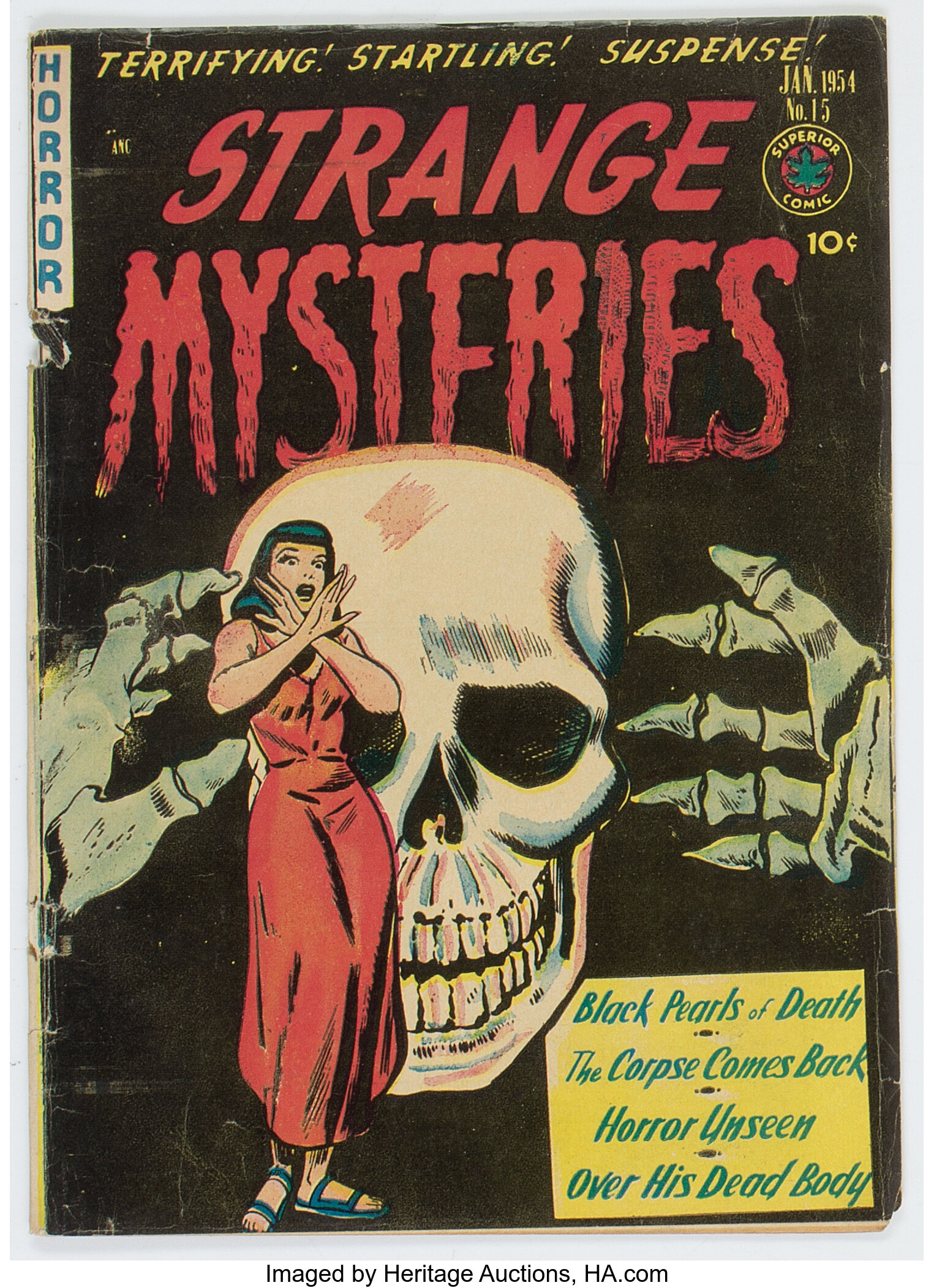 Strange Mysteries #15 (Superior Comics, 1954) Condition: GD/VG. | LotID ...