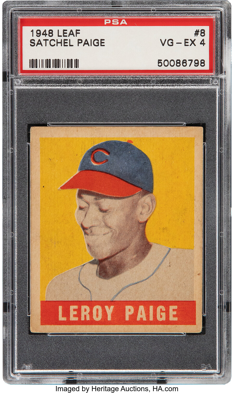 1948 Leaf Satchel Paige Rookie #8 PSA VG-EX 4