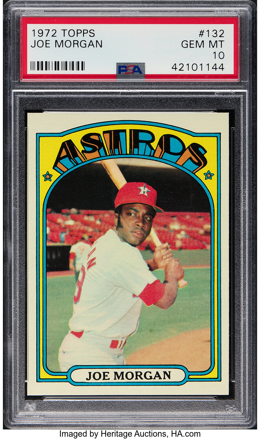 1972 Topps Joe Morgan #132 PSA Gem Mint 10 - Pop Five