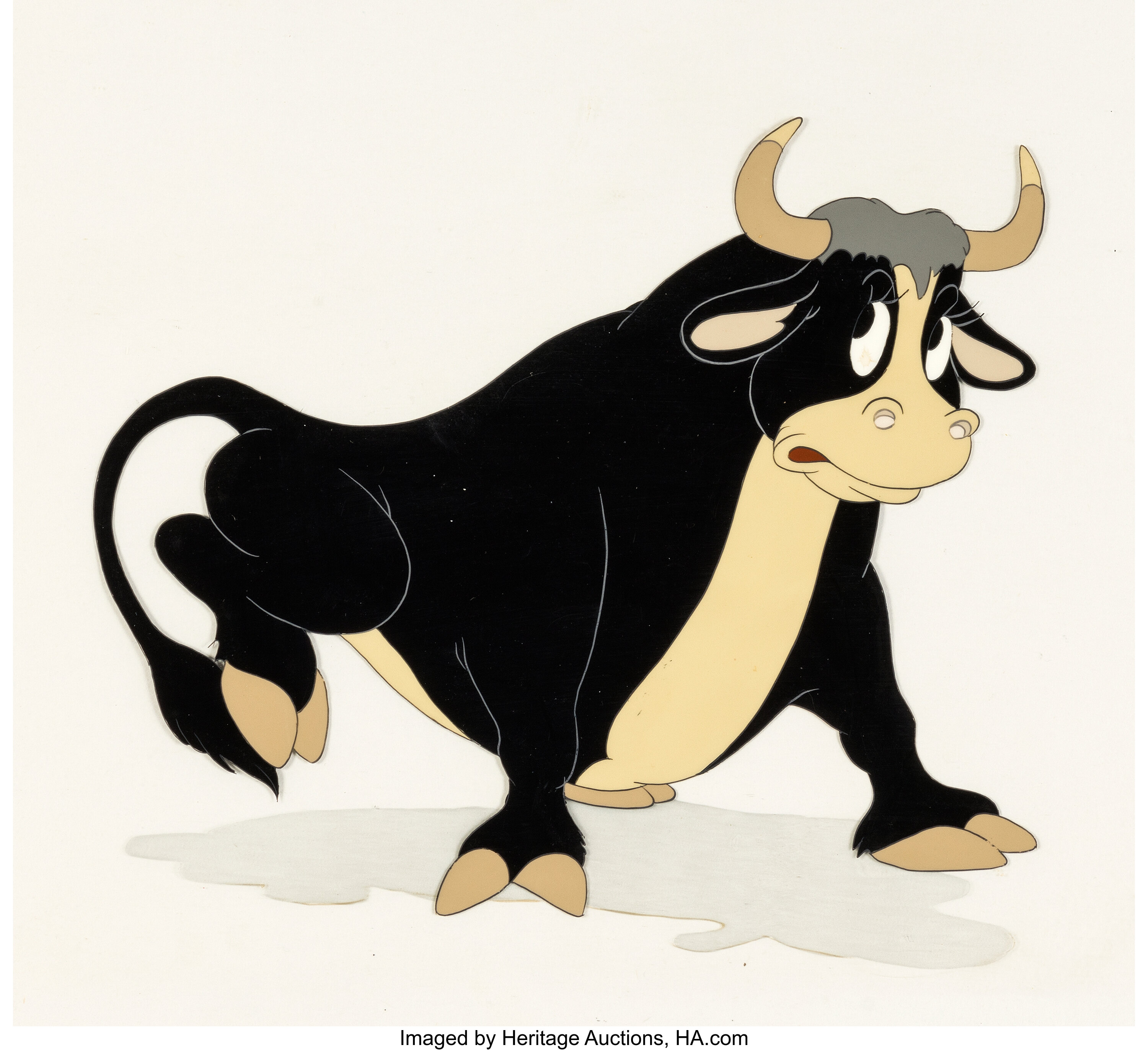 Ferdinand The Bull RARE Full-Size Color Model/Production Cel (Walt ...