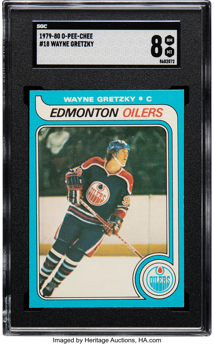 1979 O-Pee-Chee Wayne Gretzky Rookie #18 SGC NM/MT 8