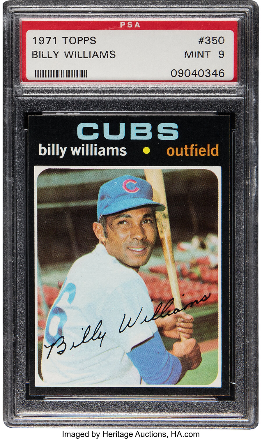 1971 Topps Billy Williams #350 PSA Mint 9 - None Higher!