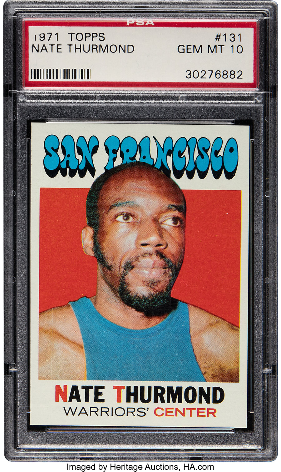 1971 Topps Nate Thurmond #131 PSA Gem Mint 10