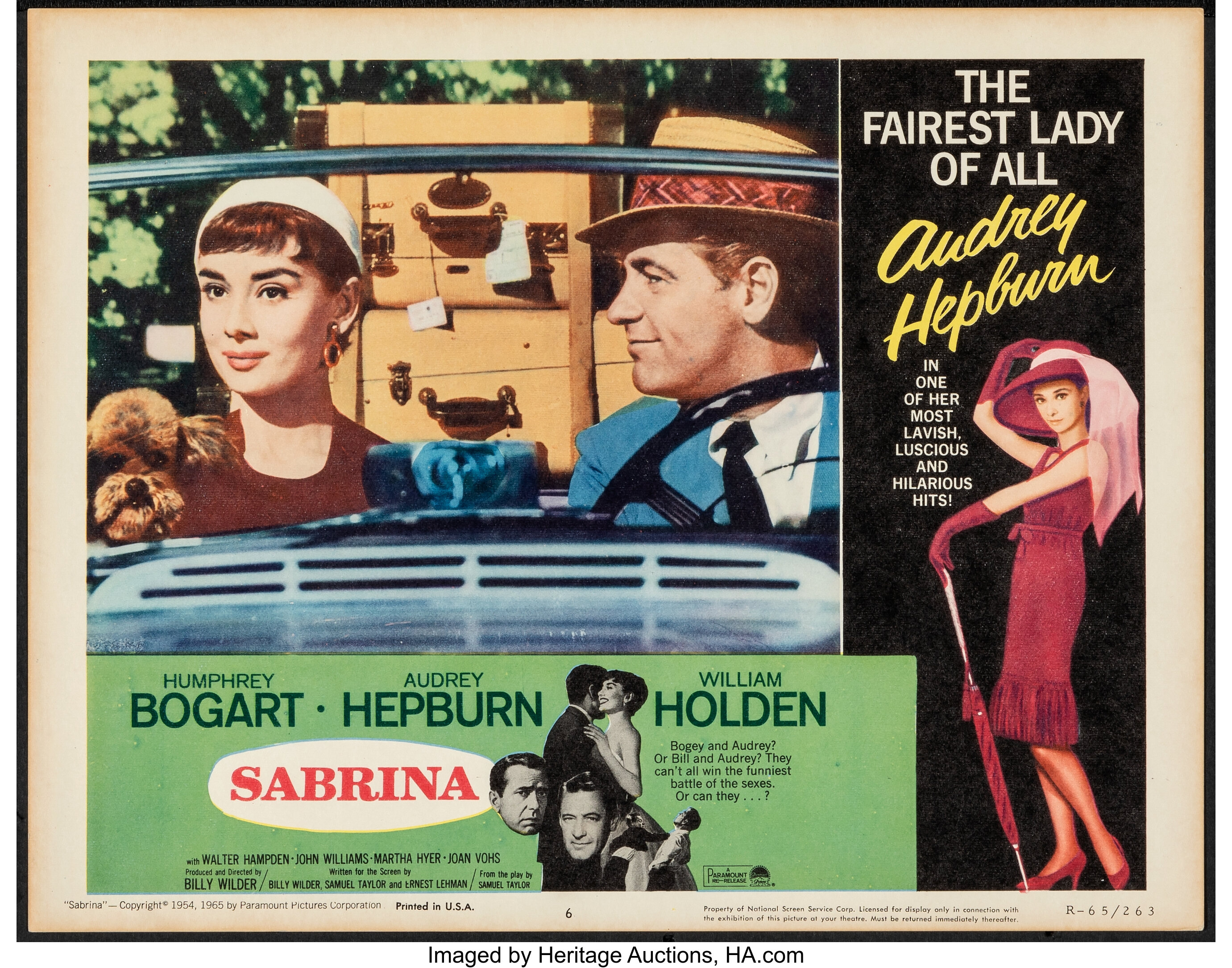 “Sabrina”  Set of 8 Original Cinema Lobby Cards main image 0
