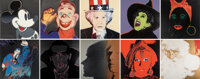 Andy Warhol (1928-1987) Myths, 1981 Portfolio of 10 screenprints in colors with diamond dust on Lenox Museum Board 38 x...