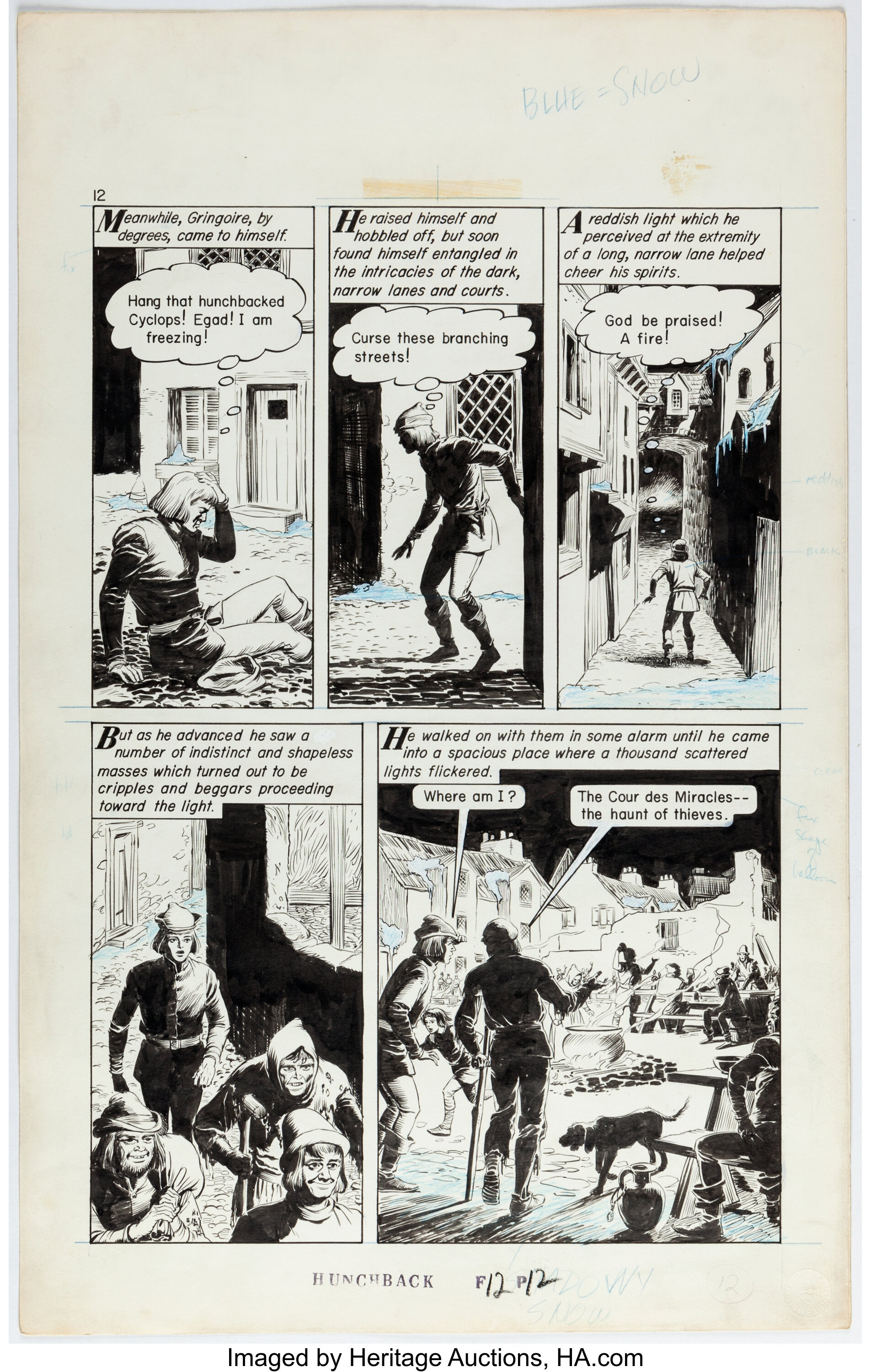 Reed Crandall and George Evans Classics Illustrated #18 - The | Lot ...