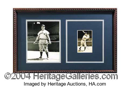 1930's Jimmie Foxx Original Photograph by George Burke, PSA/DNA, Lot  #80217