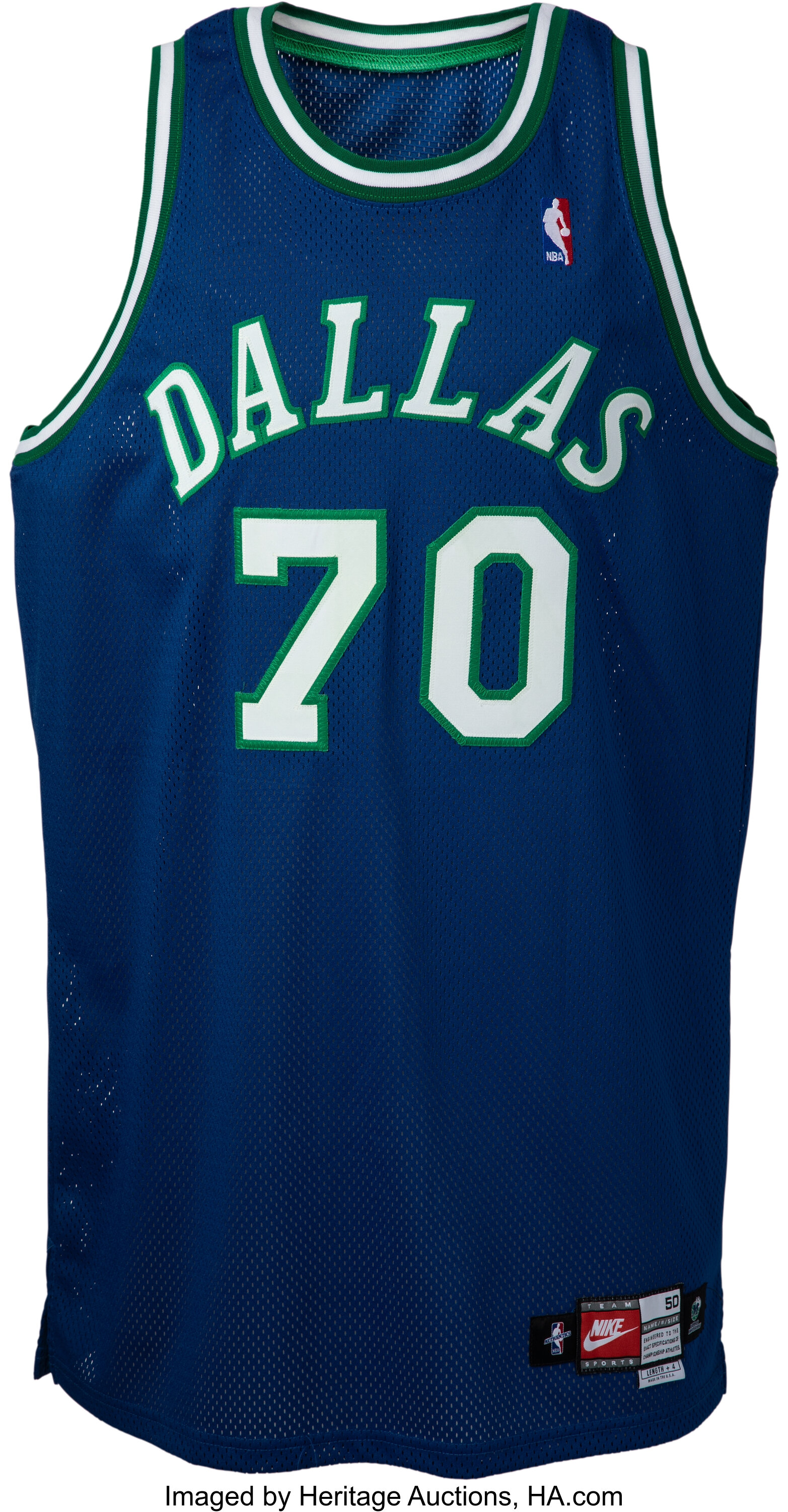 2000 Dennis Rodman Game Worn Dallas Mavericks Jersey. The Worm's ...