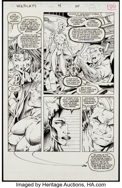 Original Comic Art:Story Page, Jim Lee and Scott Williams WildC.A.T.S: Covert Action Teams #4 Story Page 20 Original Art (Image, 1993)....