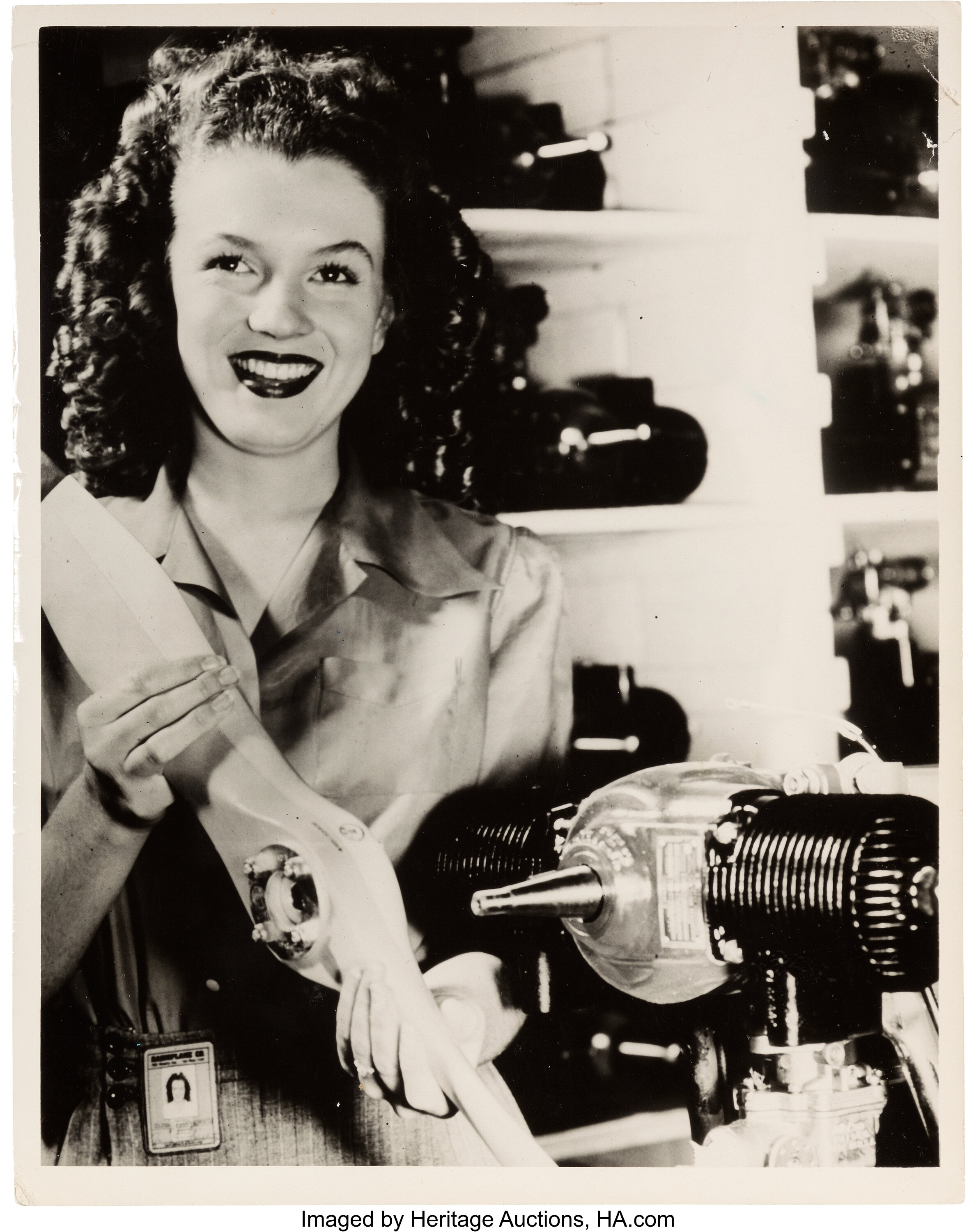 [Marilyn Monroe] Norma Jeane Dougherty, 1944, Gelatin Silver Proof ...