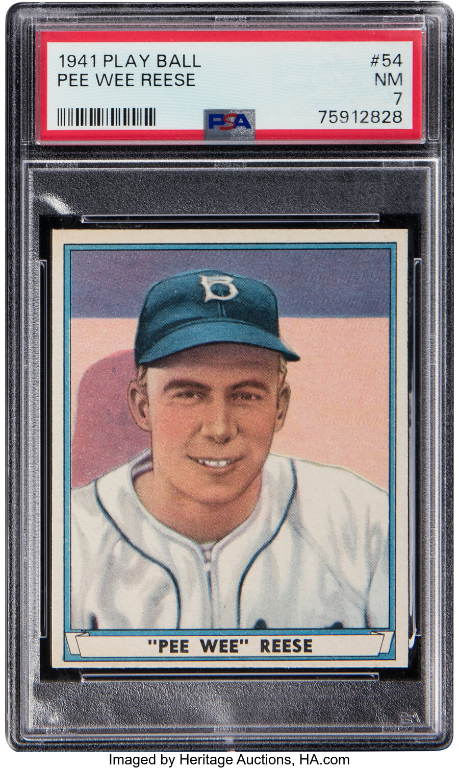 1941 Play Ball Pee Wee Reese #54 PSA NM 7