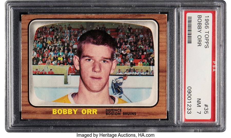 1966 Topps Bobby Orr Rookie #35 PSA NM 7