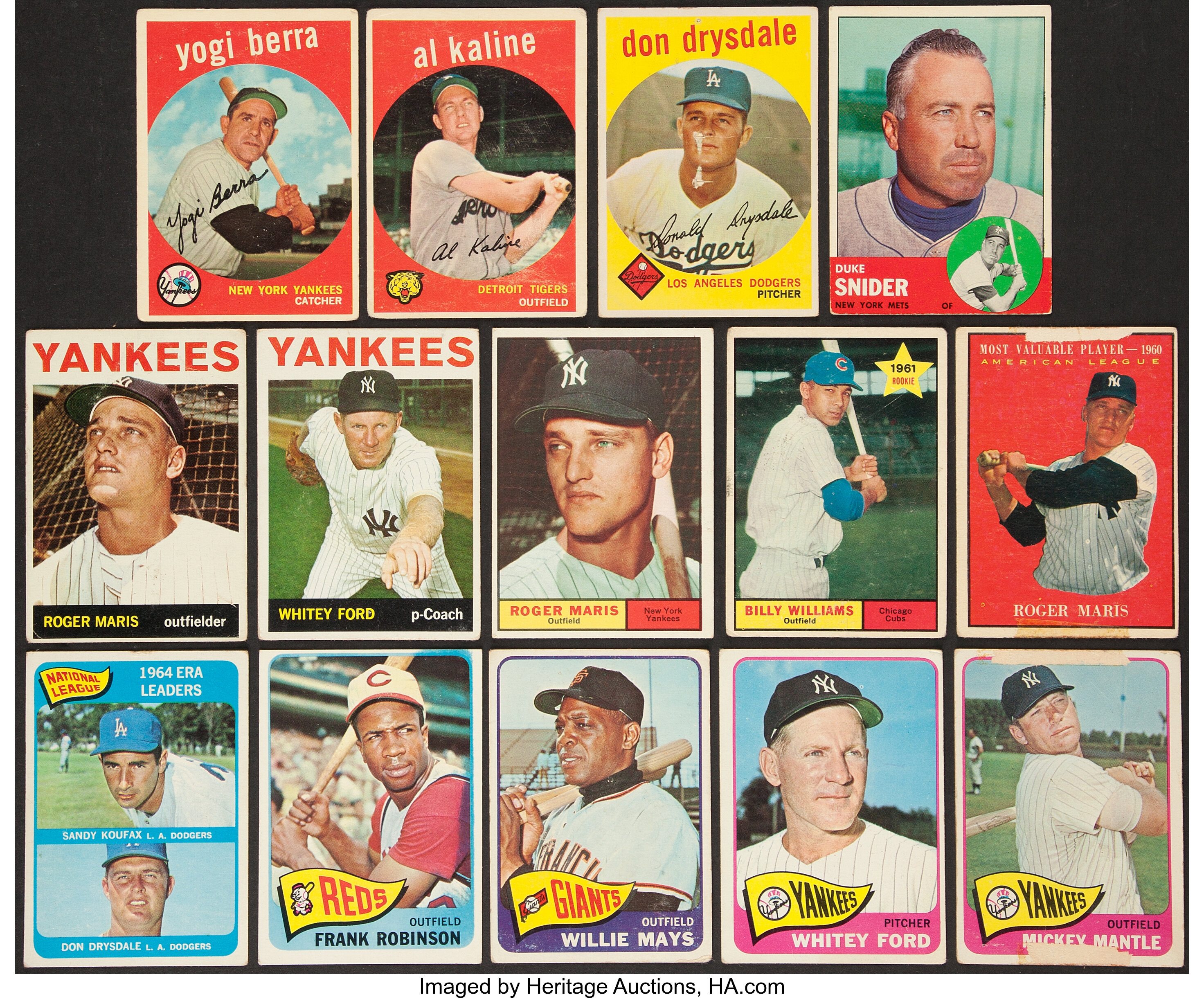 1959-1965 Topps Baseball Card Collection (177). ... Baseball Cards ...