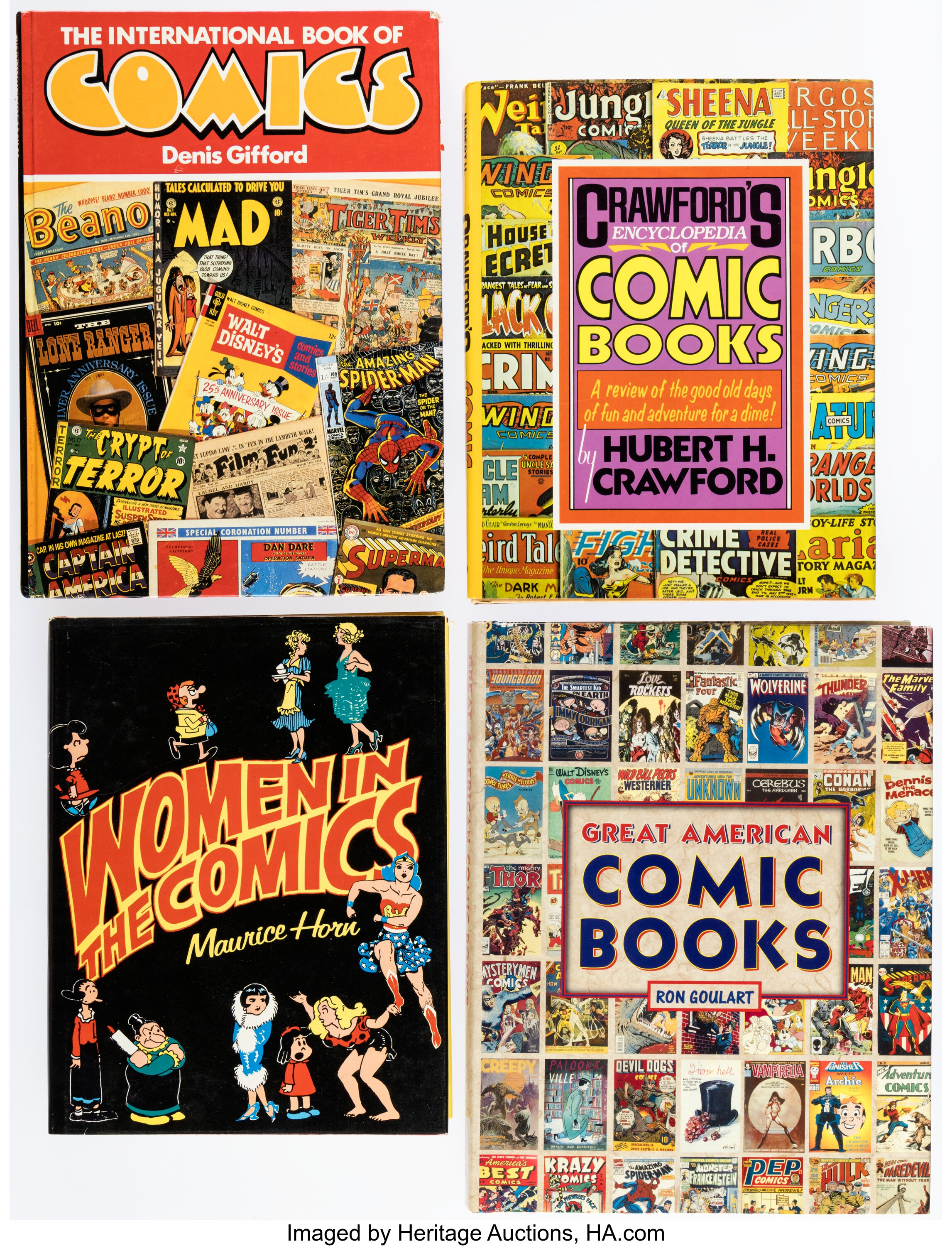 Comic-Related Reference Book Box Lot (Various Publishers, | Lot #17249 ...