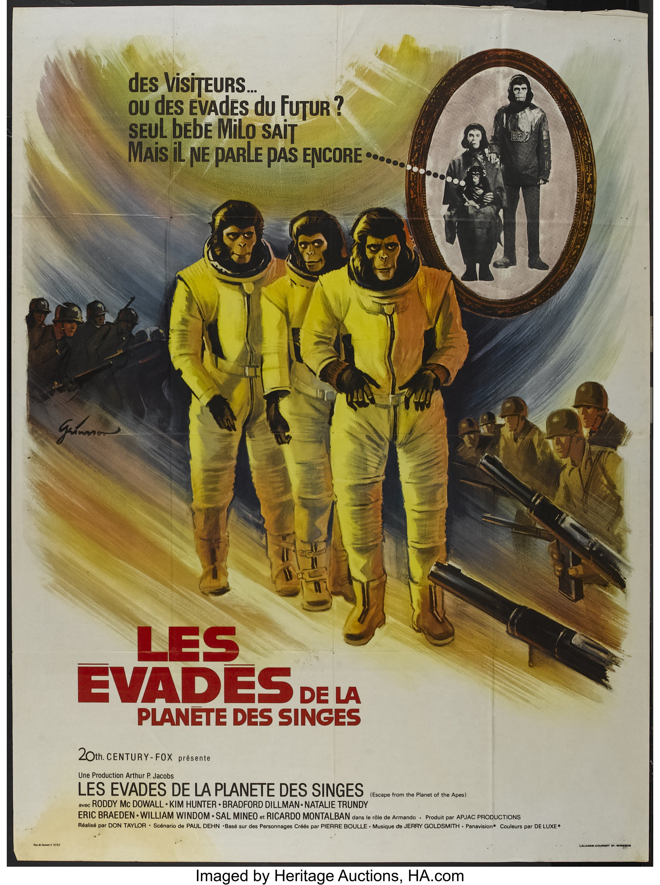 escape from the planet of the apes movie poster