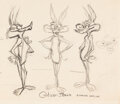 Wile E. Coyote Turnaround Model Sheet Original Art by Chuck Jones | Lot ...