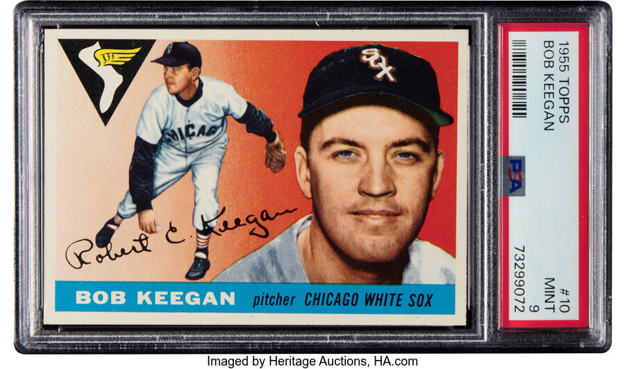1955 Topps Bob Keegan #10 PSA Mint 9