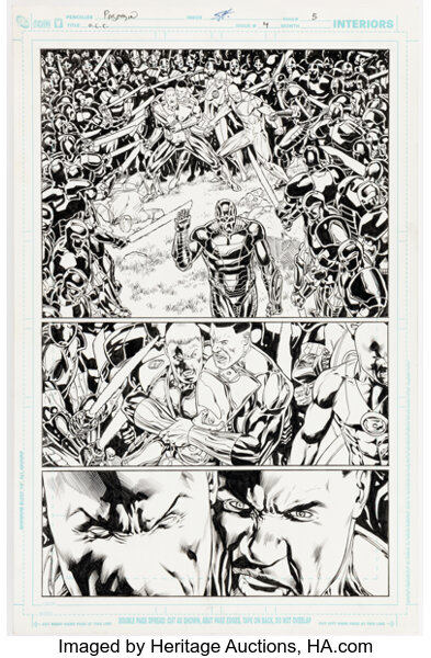 Original Comic Art:Story Page, Fernando Pasarin and Scott Hanna Green Lantern Corps #4 Story Page 5 Original Art (DC, 2012)...