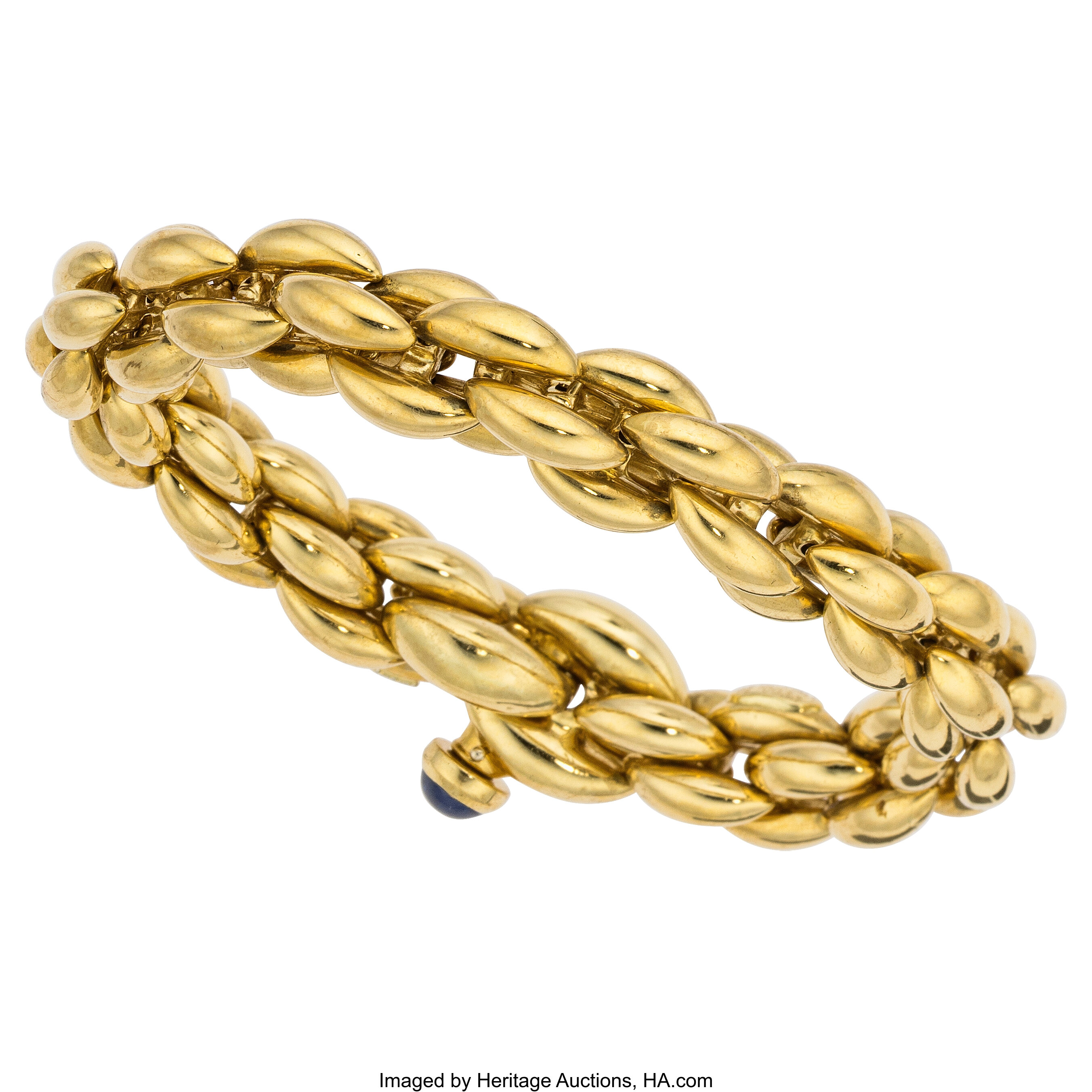 Chiampesan Sapphire, Gold Bracelet. ... Estate Jewelry Bracelets | Lot ...