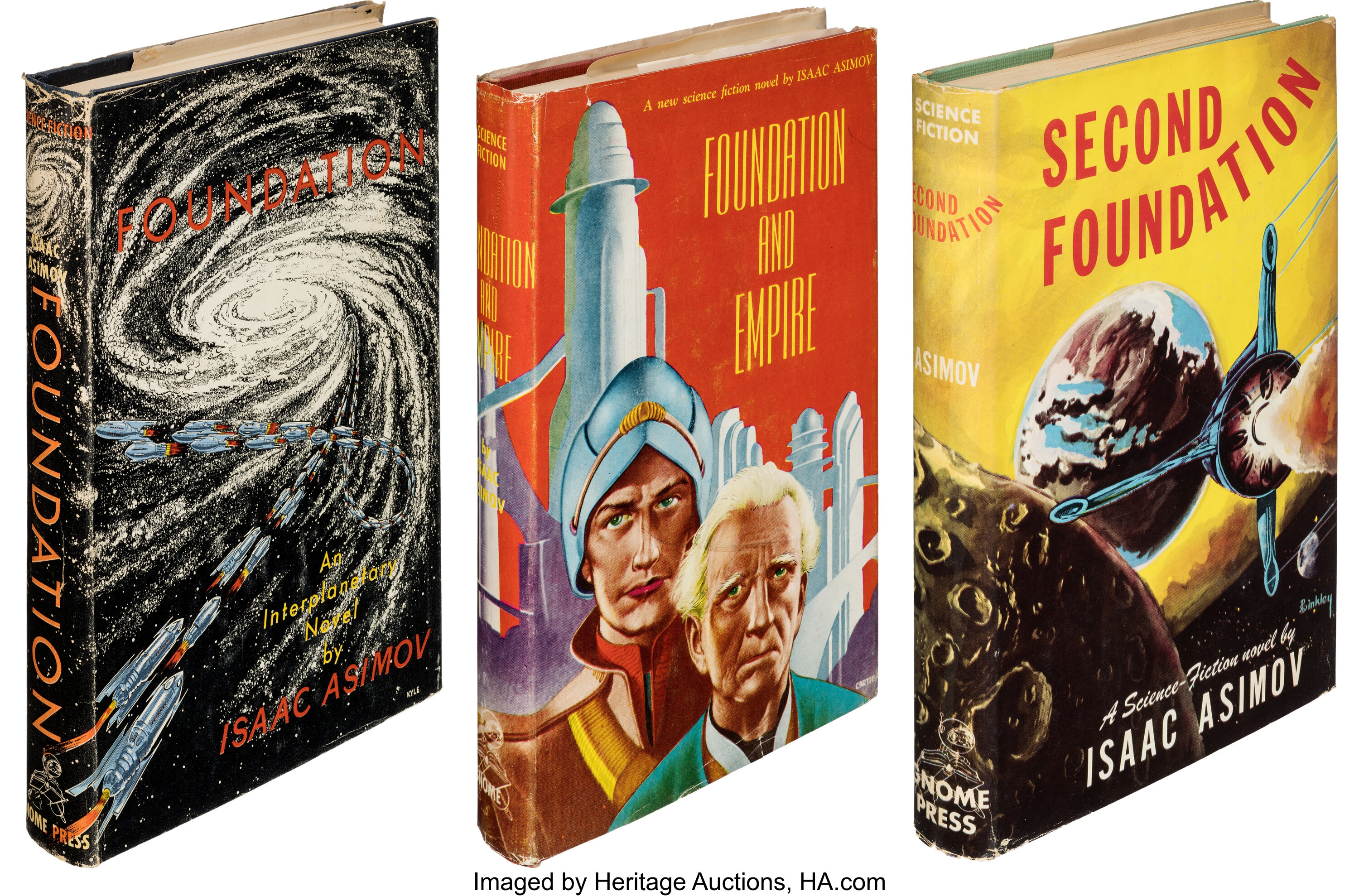 Isaac Asimov. The Original Foundation Trilogy. ... (Total: 3 ) | Lot ...