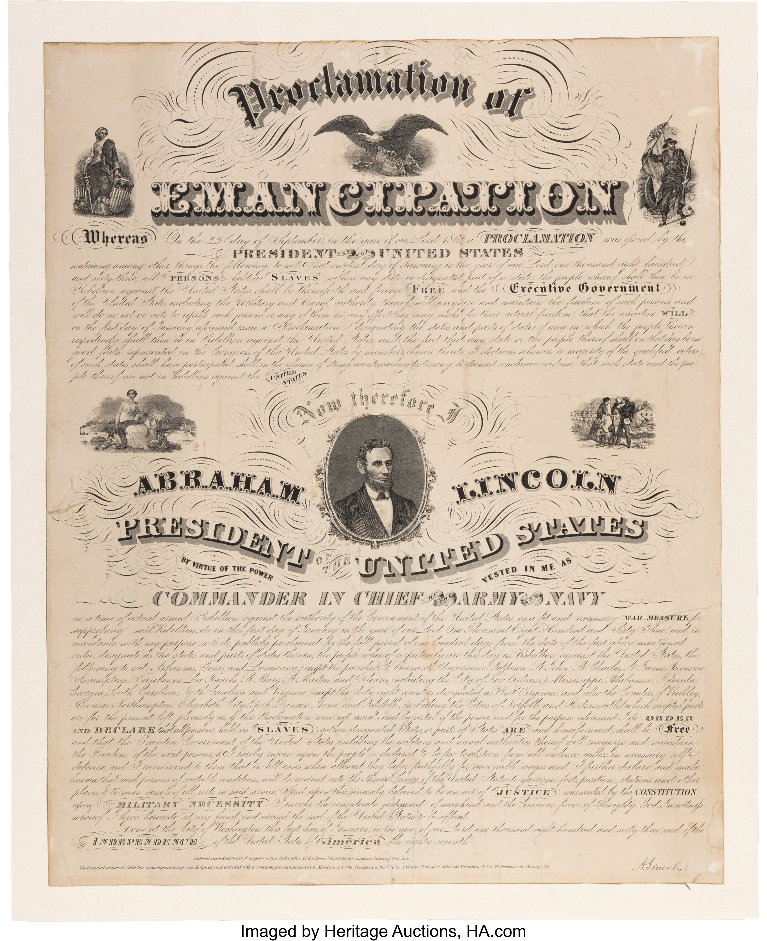 Abraham Lincoln: Emancipation Proclamation 