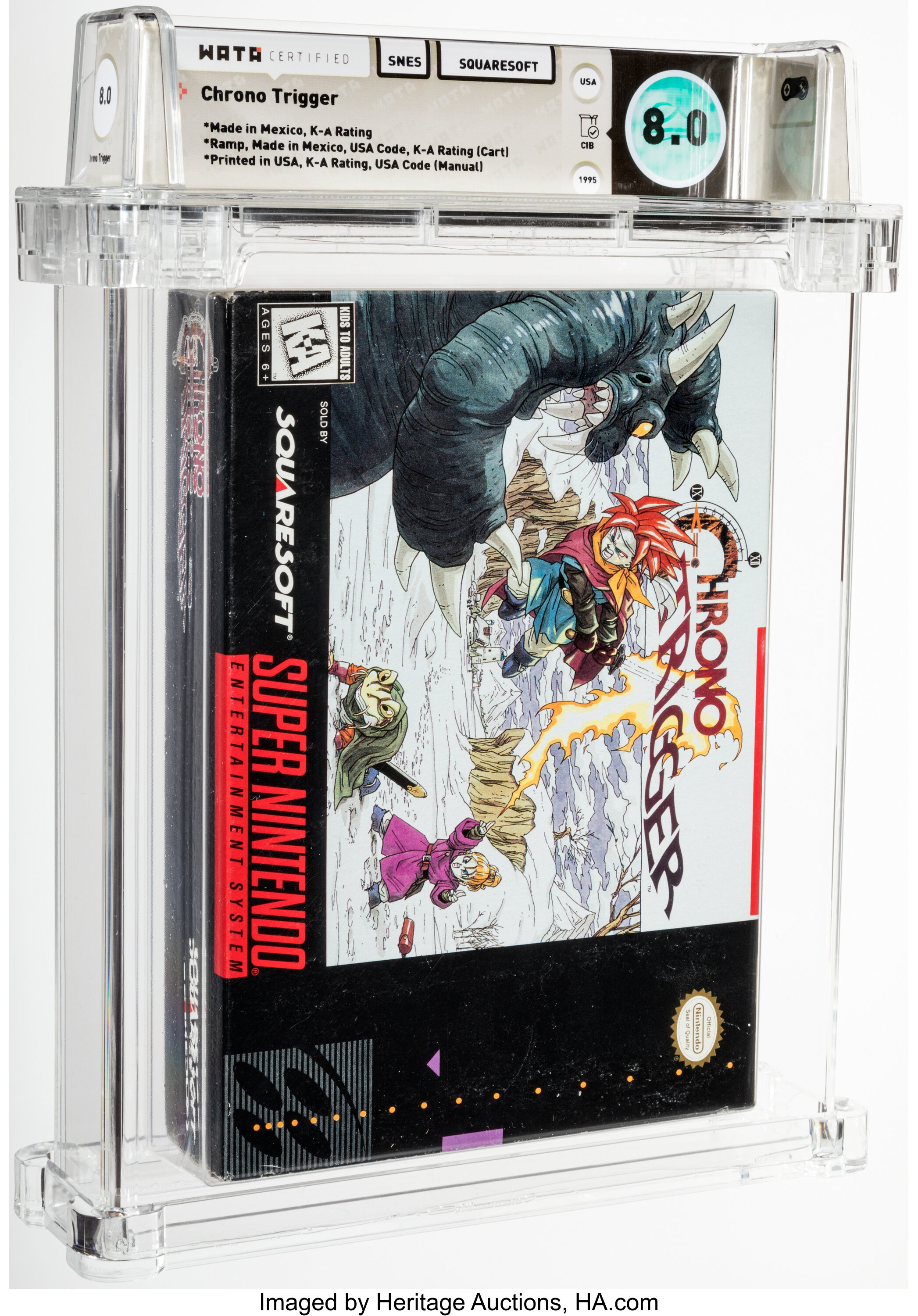 bOite viDe CHRONO TRIGGER - USA -- pOur SNES -- 1995
