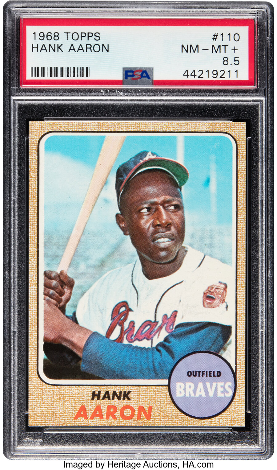 1968 Topps Hank Aaron #110 PSA NM-MT+ 8.5