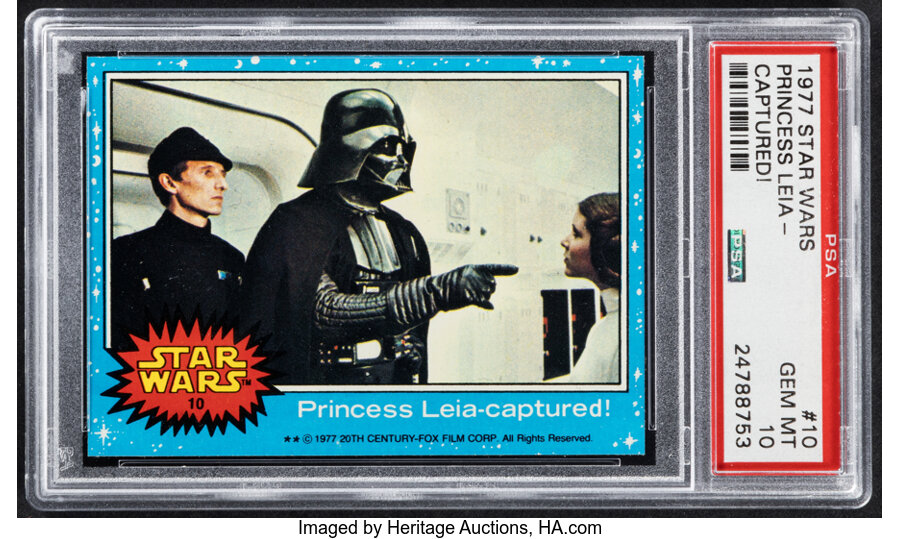 1977 Topps Star Wars "Princess Leia-captured!" #10 PSA 10