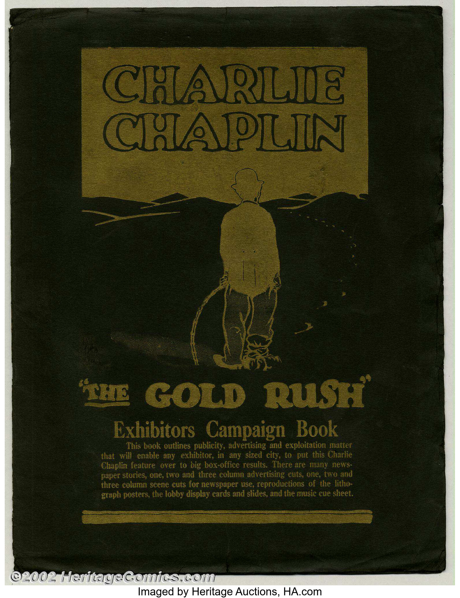 Gold Rush The United Artists 1925 Deluxe Press Book 13 X Lot 4313 Heritage Auctions