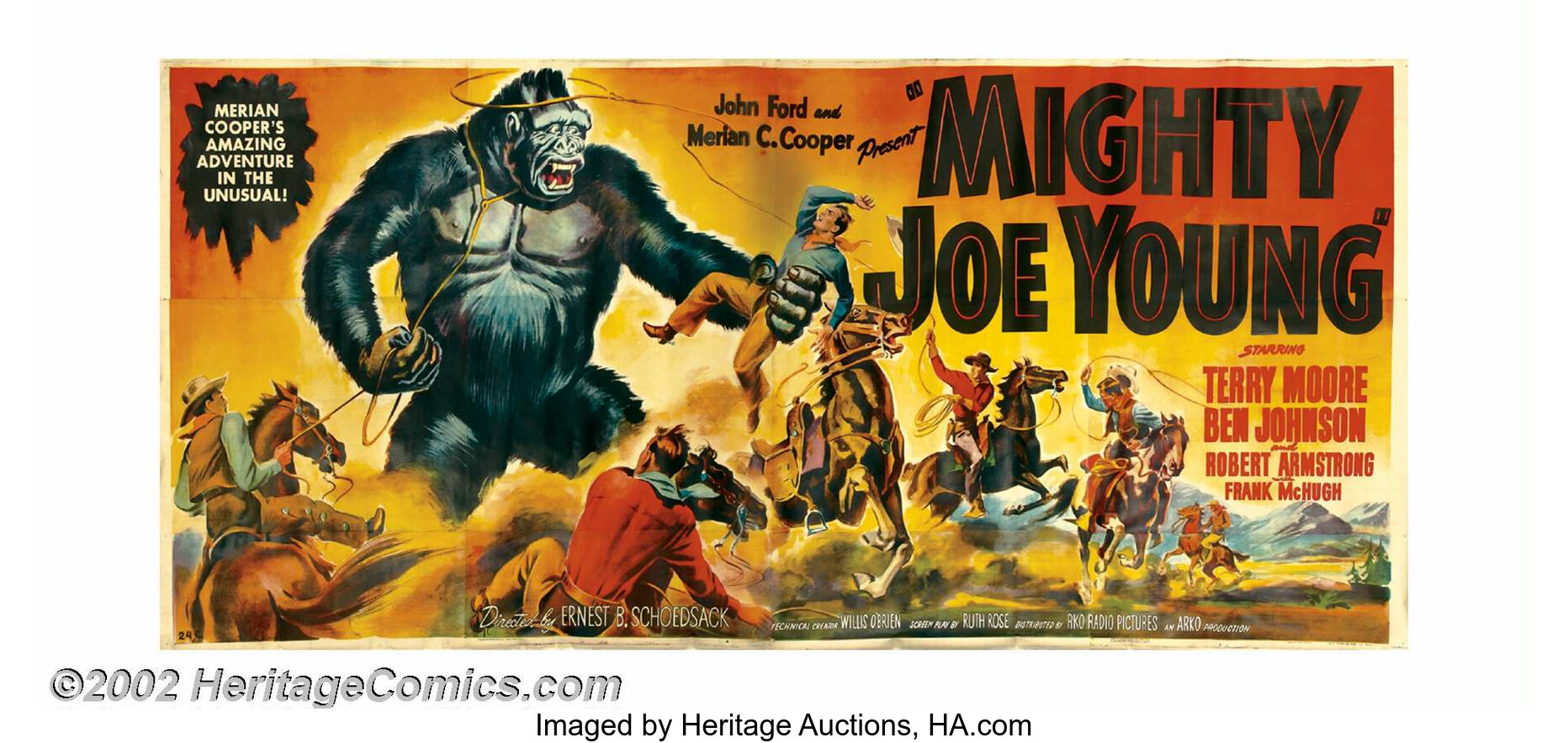 Mighty Joe Young (RKO, 1949). Twenty-Four Sheet (approx 9' X 20 ...