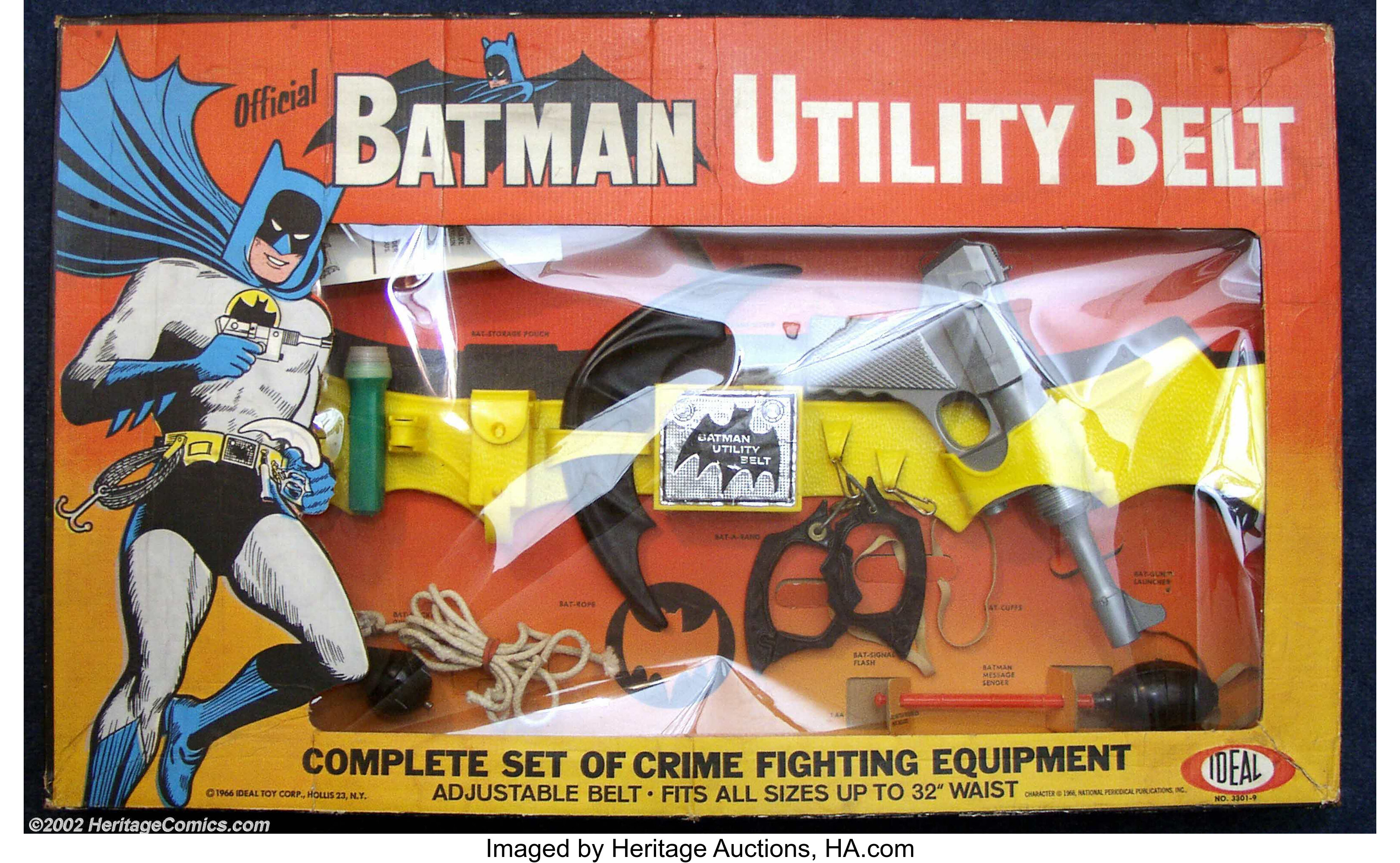 Batman Utility Belt Toy (Ideal, 1966). The Batman TV show debuted in | Lot  #5620 | Heritage Auctions