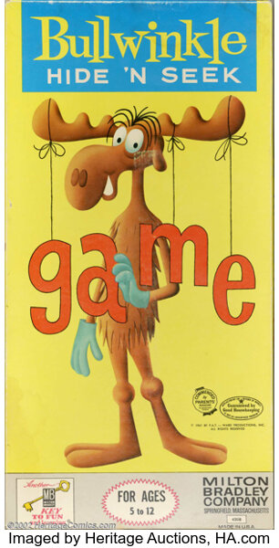 Bullwinkle Board Game Milton Bradley 1961 This Is The Tough To Lot 5631 Heritage Auctions