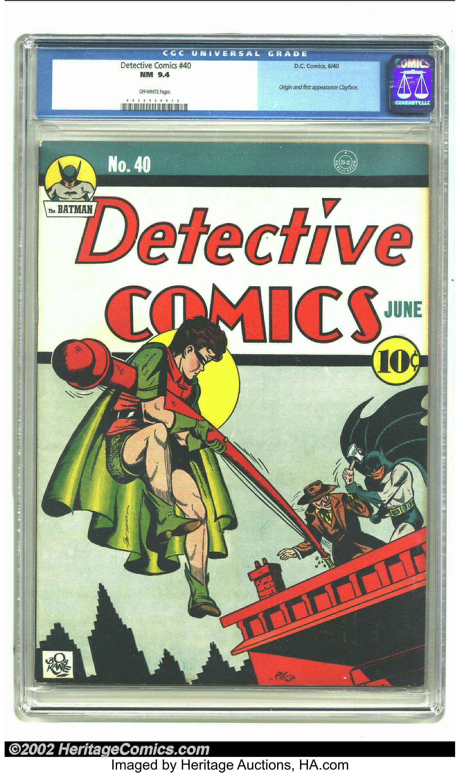 How Much Is Detective Comics #40 Worth? Browse Comic Prices | Heritage  Auctions