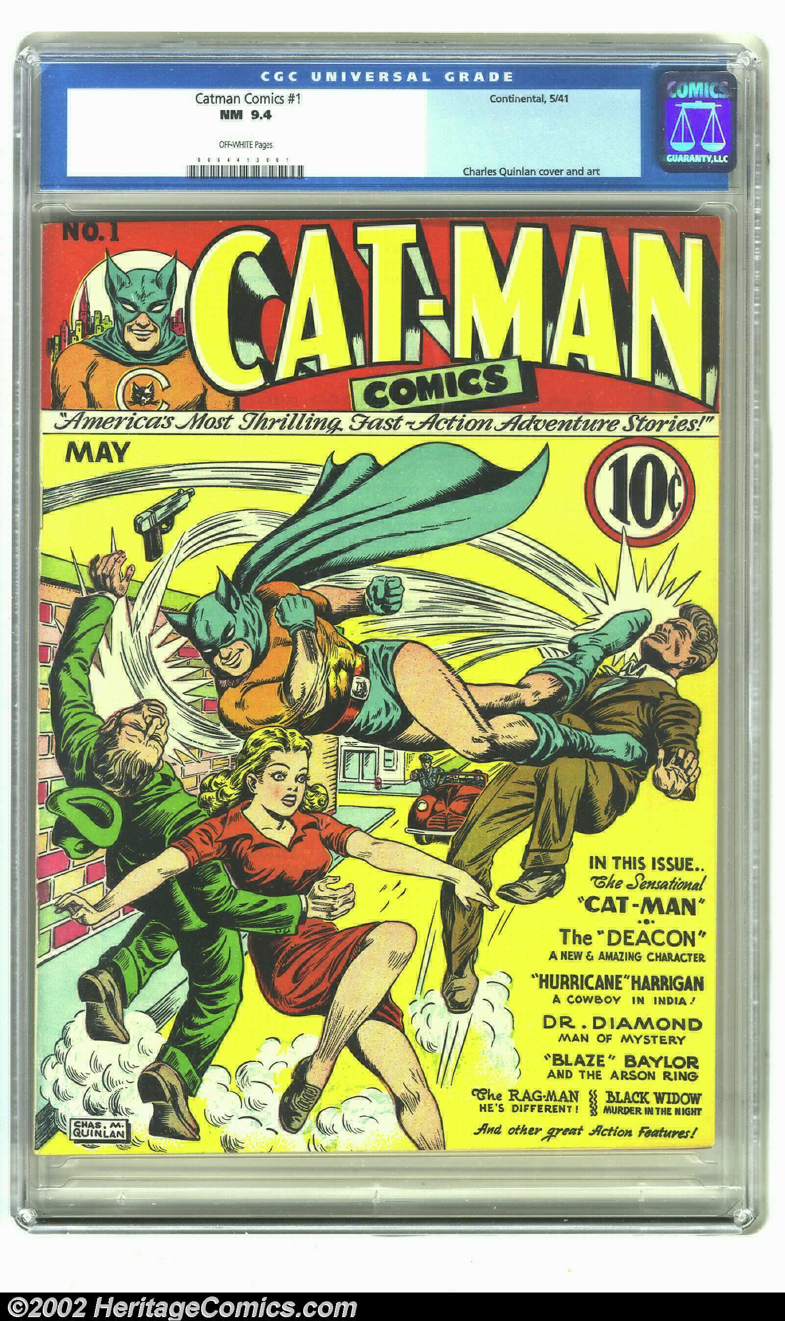 Cat-Man Comics #8 (Vol. 2 #13): Golden Age Superhero Comic 1942