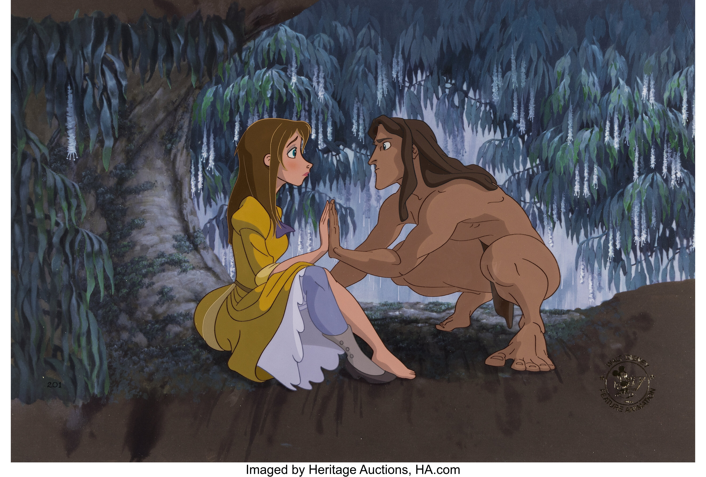 Tarzan Jane and Tarzan Employee-Exclusive Limited Edition Cel | Lot ...