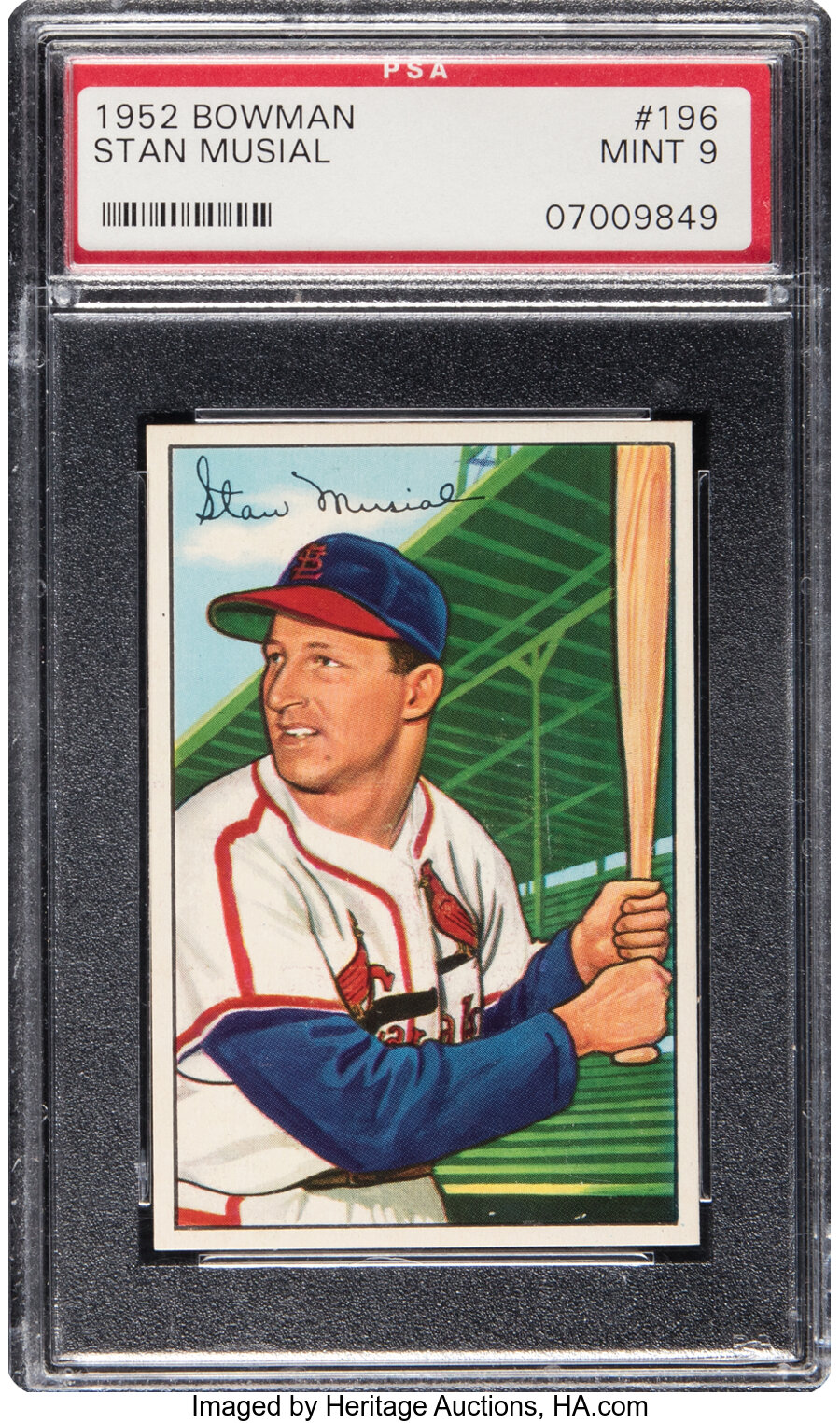 1952 Bowman Stan Musial #196 PSA Mint 9