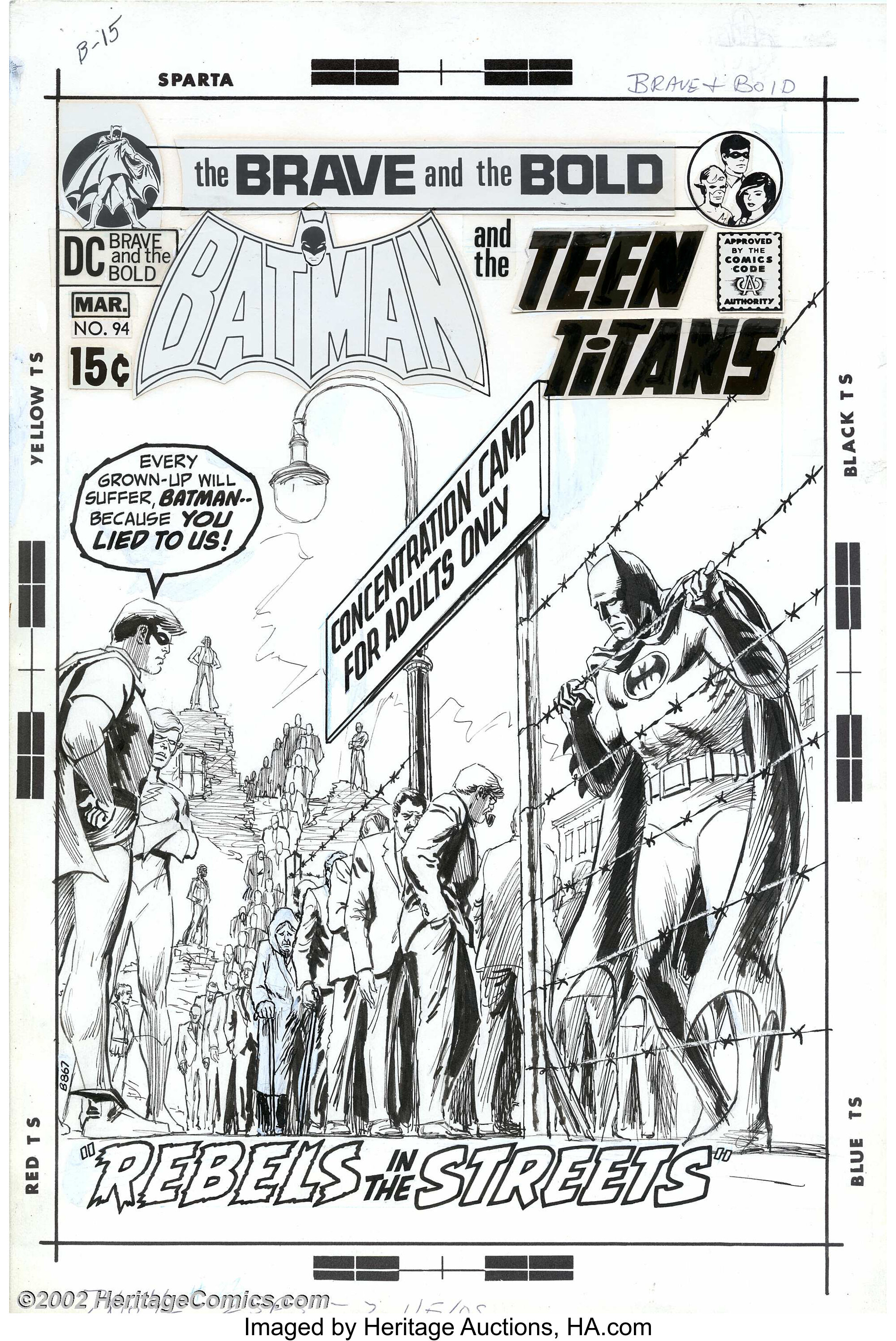 Brave and the Bold #94 Batman and Teen Titans