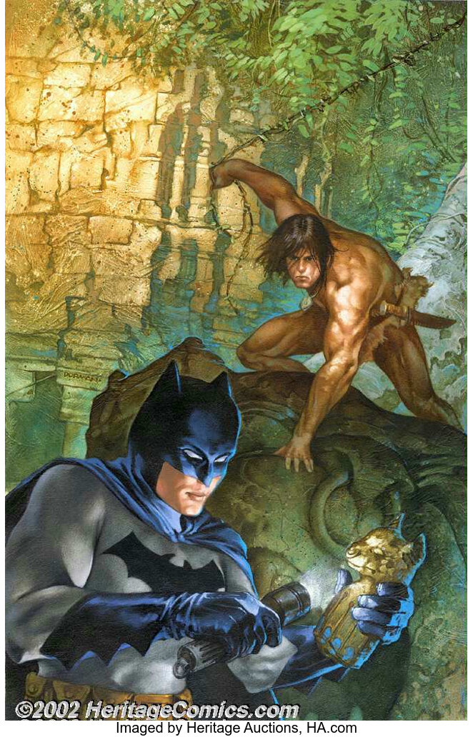 Dave Dorman - Original Cover Painting for Batman/Tarzan: Claws of | Lot  #6787 | Heritage Auctions