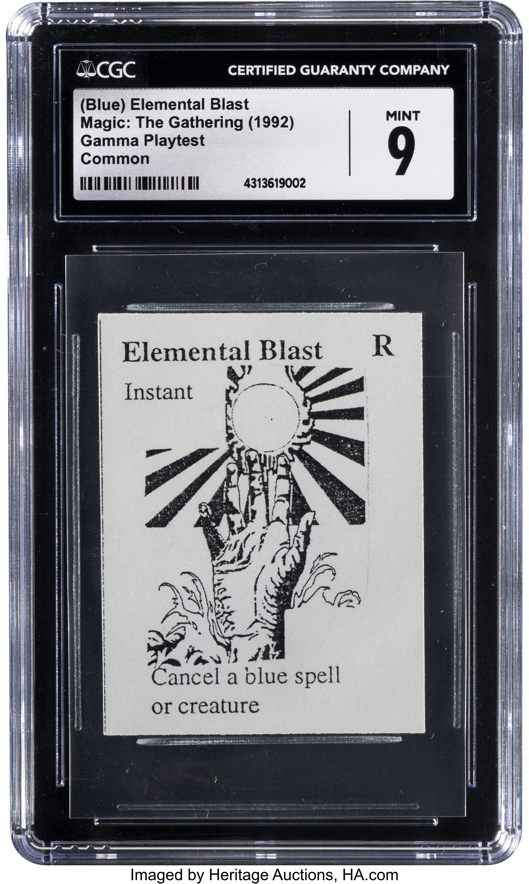 Magic: The Gathering (Blue) Elemental Blast Gamma Playtest CGC | Lot ...