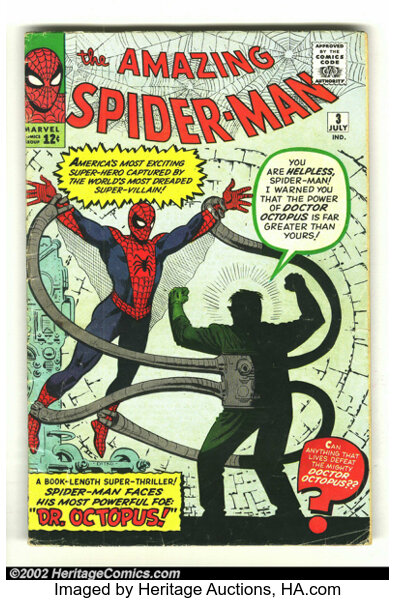 Amazing Spider-Man 3 1st Appearance of Doctor Octopus Marvel italian  edition