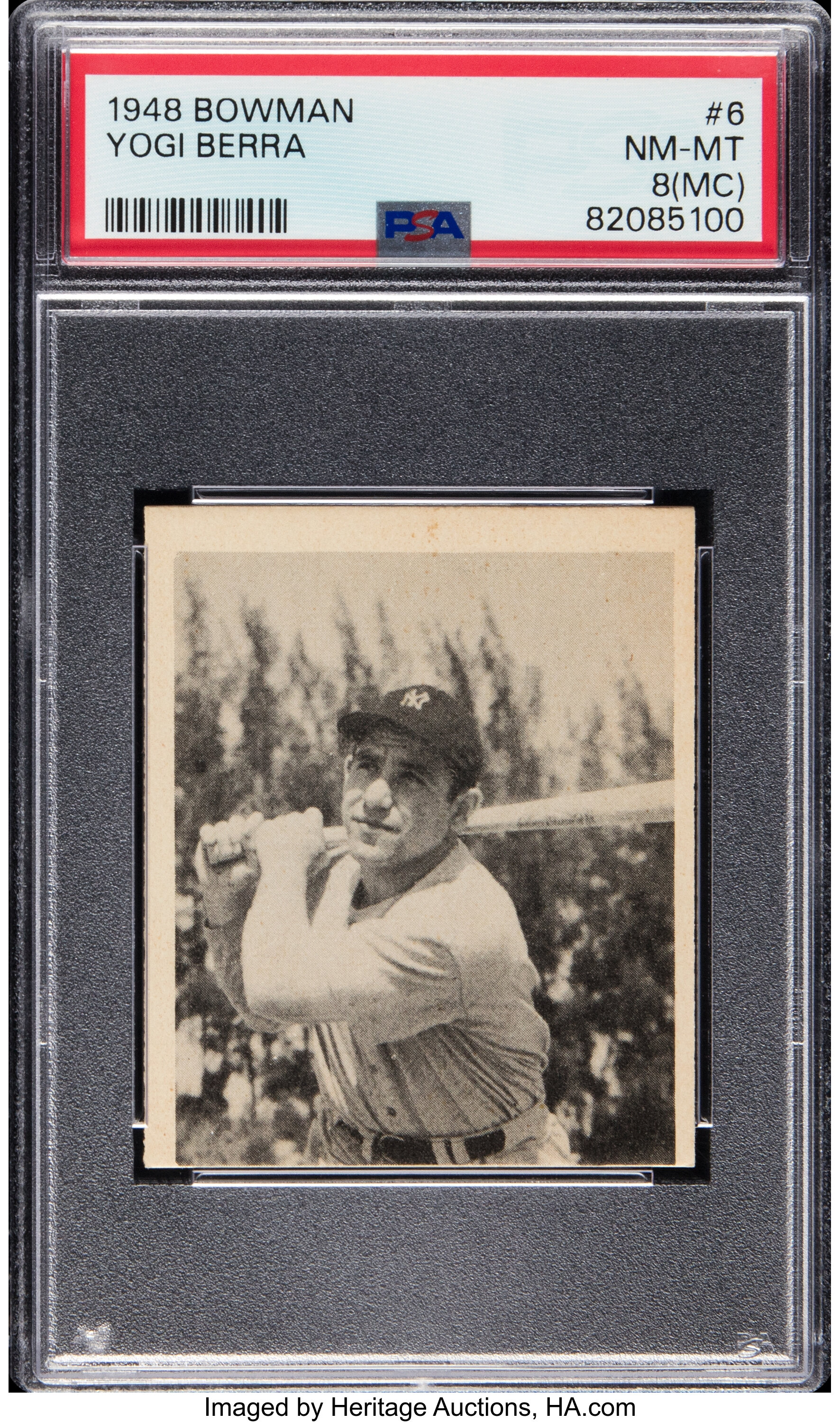 1948 Bowman Yogi Berra Rookie #6 PSA NM-MT 8.... Baseball Cards | Lot ...